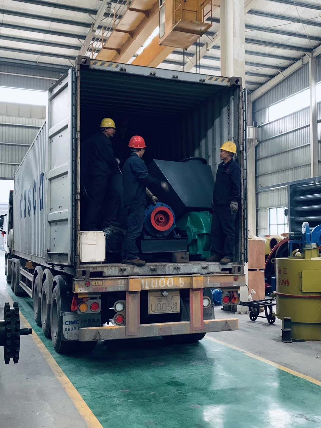 巴基斯坦牛糞烘干機發(fā)貨現場